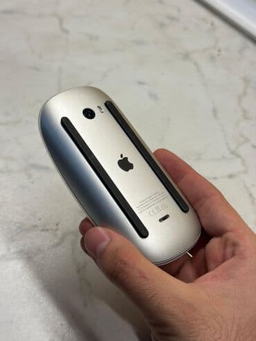 Apple Magic Mouse (ağ) - Multi‑Touch səthi: skrol, sürüşdürmə, ikili — 3