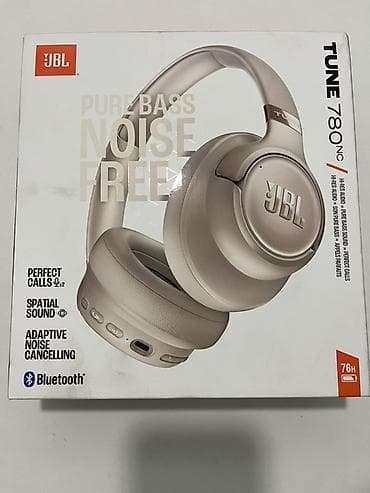 Yeni Simsiz (Bluetooth) Qulaqcıqlar, JBL, rəng - Bej — 3