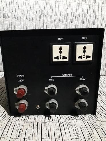 stabilizator 10000 satilir: İşlənmiş, Ev üçün, 1 faza, Gərginliy stabilizatoru, 220/110 V, Ünvandan götürmə, Kredit yoxdur — 4