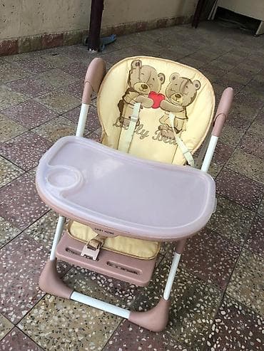 maşa i medved: Uşaq yemək stulu - Rəng: bej/çəhrayı tonlarda - Yumşaq süngərli — 6