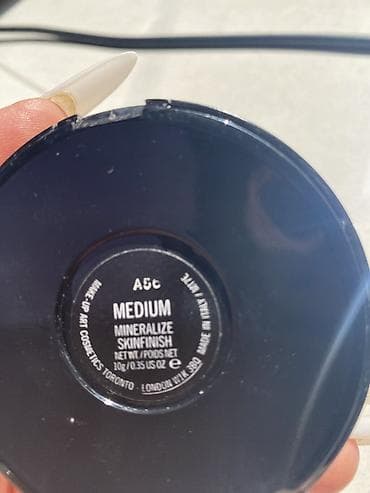 yun corab: Orjinal M·A·C Mineralize Skinfinish – Medium • Məhsul: Kompakt — 3