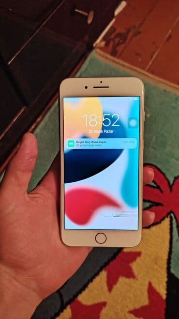 xacmaz iphone: IPhone 7 Plus, 32 GB, Gümüşü, Barmaq izi — 1