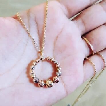 italyan qizili: Dəstə daxildir: Sep, Kulon, Boyunbağı, Sarı qızıl, 585 Əyar, 40 g — 2