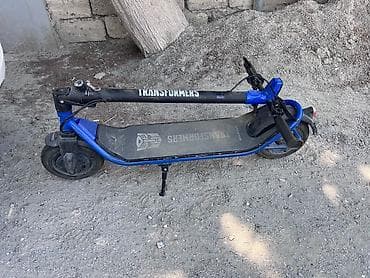 Elektrik skuter – “Transformers” dizaynlı, mavi-qara rəng