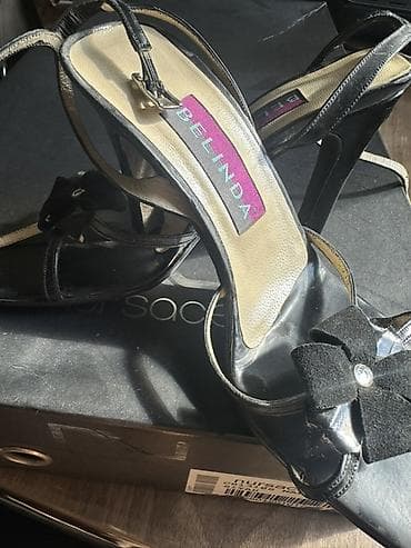 Çəkmələr: Belinda qadın sandaleti - Model: Nazik qayışlı, açıq burunlu — 4