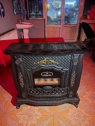 Kamin Peçi, yanacaq - Qaz