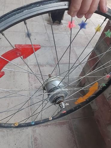 Ovçuluq və balıqçılıq: Salam 26lıq disk təkərdir. Alman velosipedinin üzərindən çıxarılıb — 2