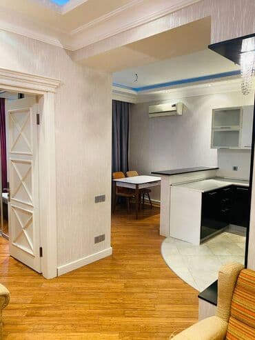 həzi aslanov 2 otaqlı evlər: Şamaxinkada, Kinostudiyanın həyətində,17 mərtəbəli binanın 9-cu — 5