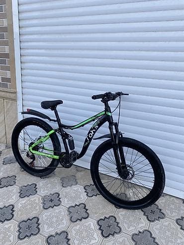 velosiped muheriki: Dağ velosipedi – Toba brendi, qara-yaşıl dizayn Xüsusiyyətlər: - — 9