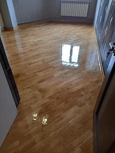 Plitə işləri: Parket və taxta döşəmələrin cilalanması və laklanması xidməti - — 4