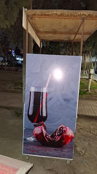 Будки, киоски: “Təbii Nar Şirəsi” üçün səyyar satış köşkü - Məhsul: Təbii nar şirəsi — 3