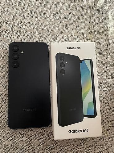 256 ssd: Samsung Galaxy A16 5G, 256 GB, rəng - Qara, Zəmanət, Barmaq izi, Face ID — 3