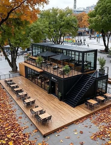 Avadanlığın icarəsi: Yeni muasir dizaynda konteyner evlərin sifarişlə hazırlanır rəng və — 3