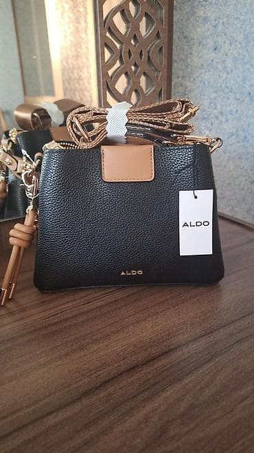 bts çantası: ALDO çanta - Rəng: qara gövdə, karamel/taba detallı - Material — 5