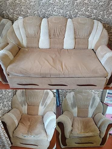 İşlənmiş, Divan, 2 kreslo, Bazasız