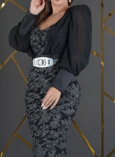 zerli don: Ziyafət donu, Maksi, Trendyolmilla, 4XL — 3