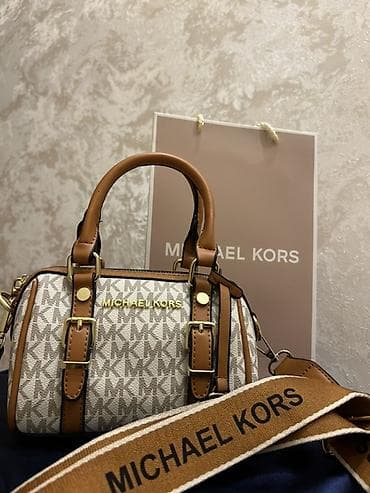 Ювелирные изделия: Michael Kors mini çanta - Model: barrel/duffle siluetli mini çanta - — 4