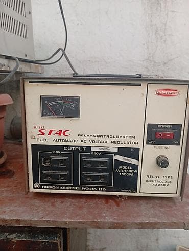 Стабилизатор 1500W в отличном состоянии,забирать с пос Бакиханова — 1