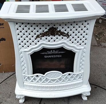 soba radiatoru: Klassik dizaynlı qaz sobası/kamin - Brend yazıları: “SHAYESTEH” — 10