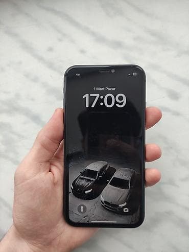 iphone x ucuz qiymete: IPhone 11, 128 GB, Qara, Simsiz şarj, Face ID — 2
