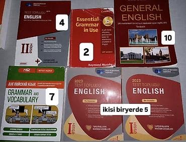 5: Mövzu: Müxtəlif fənlər üzrə dərslik və test topluları Satışda — 2
