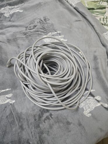 modemlərin qiyməti: Uzun Ethernet kabeli – RJ45 30 metr (erkək–erkək) — 2