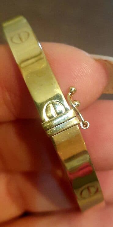 qizilin qrami qiymeti 2020: Bilərzik, Cartier, Sarı qızıl, 585 Əyar, 68 g, Ünvandan götürmə — 3