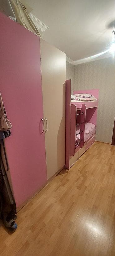 Uşaq mebeli: Qız üçün, İşlənmiş, 2 təknəfərlik çarpayı — 4