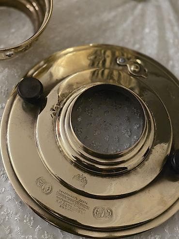 mis samavar: Klassik kömürlə işləyən samovar - Material: parlaqlaşdırılmış — 5