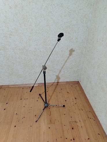 mikrofon dayağı: Mikrofon üçün tənzimlənən tripod dayağı - Material: metal — 4