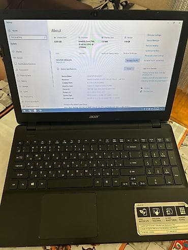 amd ryzeb 5 5600: İşlənmiş Acer Aspire, 15 ", Intel Core i5, < 128 GB, Ödənişli çatdırılma — 1