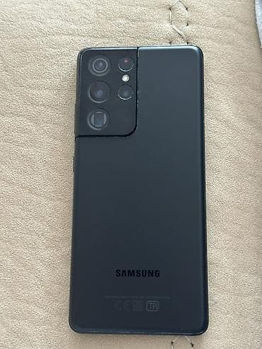 Samsung Galaxy S21 Ultra 5G, rəng - Qara, İki sim kartlı