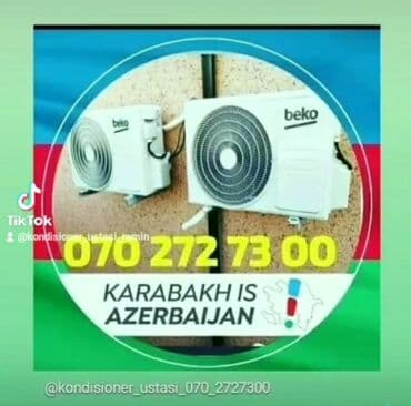 paltar yuyan usta: Təmir, Split kondisionerlər, Frion vurulması, Zəmanətlə — 1