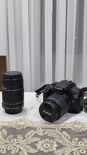 canon eos 6d: Canon EOS 1300D DSLR fotoaparat dəsti Cihaz Yaxşı vəziyətdədir — 1