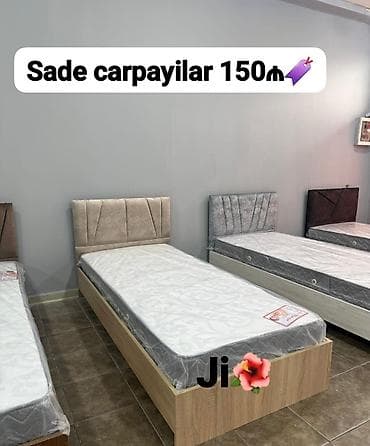 Sadə tək nəfərlik çarpayılar - Rahat başlıqla minimal dizayn - Təbii lalafo.az -da Sadə tək nəfərlik çarpayılar - Rahat başlıqla minimal dizayn - Təbii