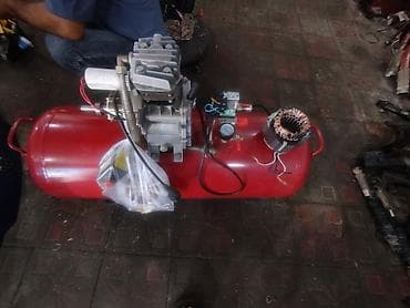 Kompressor 100 lt abmotkası yanıb demək olar ki işdənilməyib