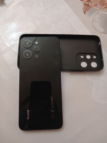 kontakt telefon: Redmi 12, 256 GB, rəng - Qara, Sensor — 2