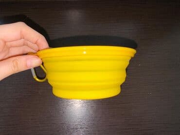 pişik cantasi: Rahatligla ozunuzle cantada dashiya bileceyiniz su ve yem qabi. Ideal — 1