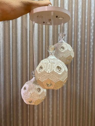 lüstür şəkilləri: Çılçıraq, 3 lampa, Metal — 3