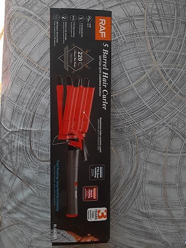 dyson airstrait qiymeti: RAF 5 Barrel Hair Curler – 5 borulu saç burqası - Model: RAF R-0426R — 1