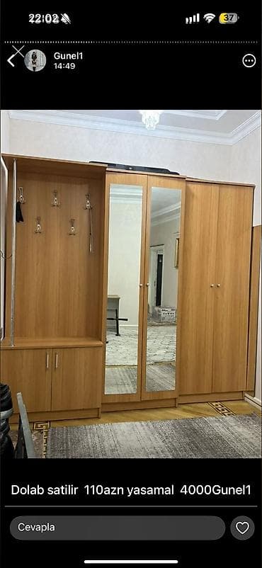 işlənmiş paltar dolabları: Gunel1 — 1