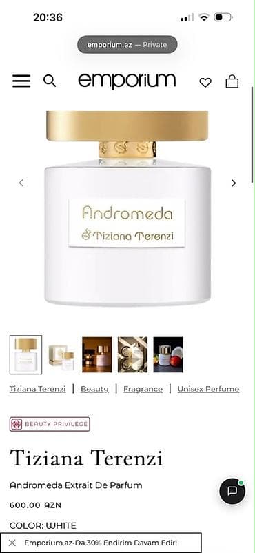 Tiziana Terenzi – Andromeda Extrait de Parfum (Unisex) - Növ: Extrait — 2