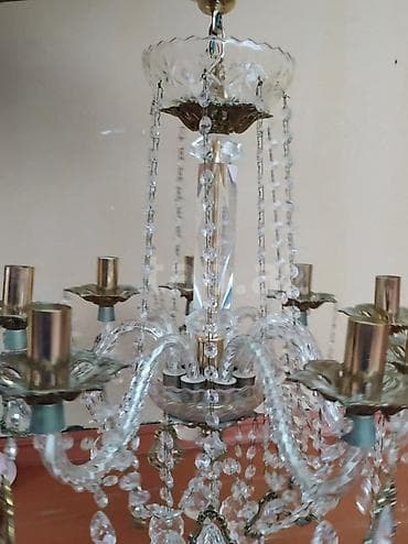 lustur sekilleri: Çılçıraq, 6 lampa, Xrustal — 2