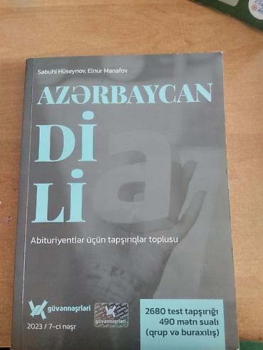 kitab alan: Azərbaycan dili Testlər 11-ci sinif, Güvən, 2-ci hissə, 2023 il — 1