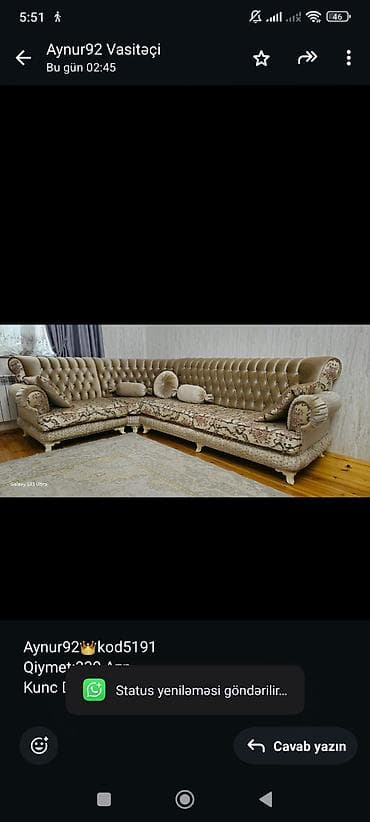 divan mobilya: Künc divan — 1