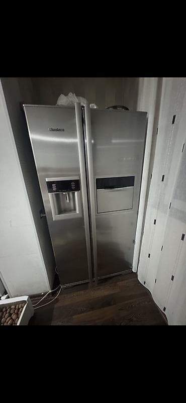 Blomberg Side-by-Side soyuducu - Paslanmayan polad korpus, ikili qapı