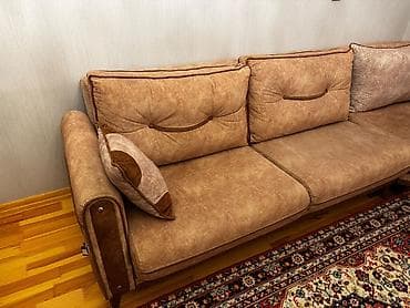 boru: Künc divan, İşlənmiş, Açılan, Süni dəri — 4