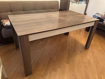 Yemək masası və 6 ədəd stul dəsti - Masanın materialı: laminat səthli