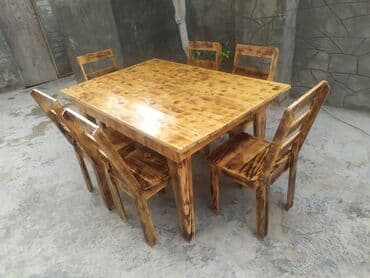 Bağ, çöl oturacaqları: Masa ve stullar Restoran və bağ üçün masa ve stullar Restoran və bağ — 5