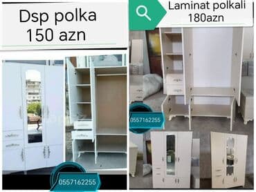 dsp qiymetleri: Yeni, Açılan, 3 qapılı Düz dolab, Dolab-asılqan, Türkiyə — 1